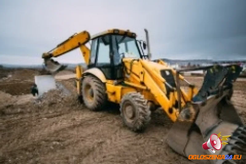 Usługi koparko-ładowarką – Nowy Sącz i okolice