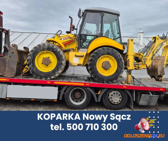 Usługi koparko-ładowarką – Nowy Sącz i okolice